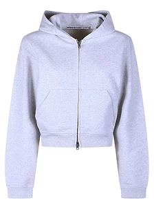 Alexander Wang Embellished Zip-Up Hoodie