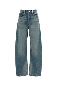 Alexander Wang Float Crystal Belt-Loop Jeans