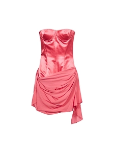 Alex Perry Sleeveless Draped Mini Dress