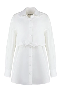 T By Alexander Wang Layered Mini Shirtdress