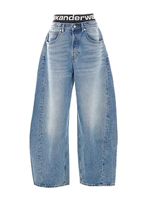 Alexander Wang Logo Band Balloon Jeans