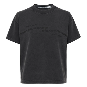 Alexander Wang Cropped Logo T-Shirt