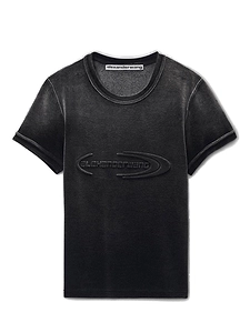 Alexander Wang Logo Detailed Crewneck T-Shirt