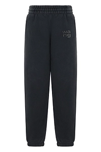 Alexander Wang Logo Elastic-Waist Joggers
