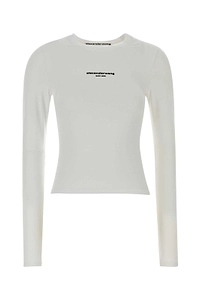 Alexander Wang Logo Fitted Long-Sleeve T-Shirt