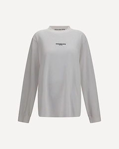 Alexander Wang Logo Long Sleeve T-Shirt
