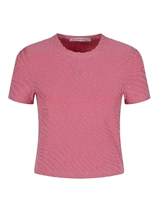 Alexander Wang Logo Jacquard Crewneck T-Shirt
