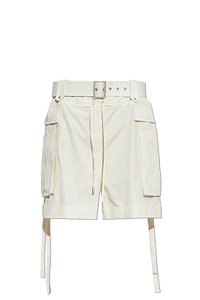 Alexander Mcqueen Belted Cargo Shorts