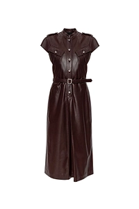 Alexander Mcqueen Belted Shirt Dress