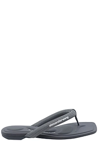Alexander Wang Logo Printed Jenna Thong Slippers