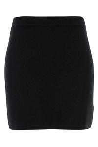 Alexander Wang Logo-Patch Knitted Mini Skirt