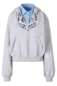 Alexander Wang Long-Sleeved Layered Hoodie