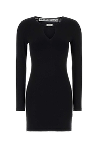 Alexander Wang Metal Logo Mini Dress