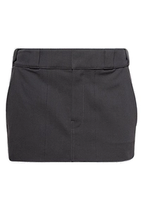 Alexander Wang Mid-Rise Raw Hem Skorts