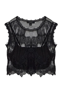 Allsaints Eliza Sheer Lace Top