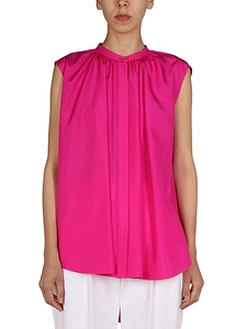 Alexander Mcqueen Button Detailed Sleeveless Top