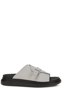 Alexander Mcqueen Buckle Platform Slides