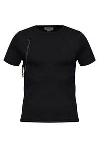 Alexander Mcqueen Chain Detail T-Shirt
