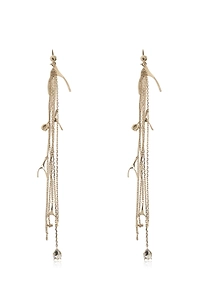 Alexander Mcqueen Chain Pendant Earrings