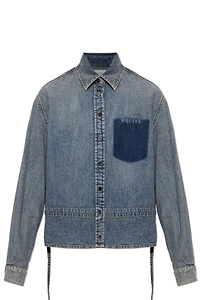 Alexander Mcqueen Chambray Shirt Jacket