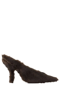 Alexander Wang Natasha Faux Fur Heeled Pumps