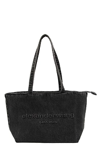 Alexander Wang Punch Logo Debossed Medium Tote Bag