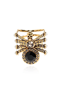 Alexander Mcqueen Spider Embellished Ring