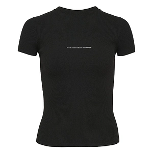 Alexander Wang Ribbed Short-Sleeved T-Shirt