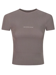 Alexander Wang Ribbed Short-Sleeved T-Shirt