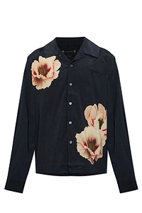 Allsaints Floraison Floral Print Shirt