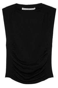 Alexander Wang Ruched Crewneck Top
