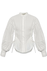 Allsaints Frances Lace-Trim Tie-Side Shirt