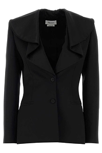 Alexander Mcqueen Draped Lapel Blazer