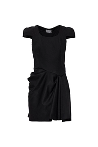 Alexander Mcqueen Draped Mini Dress