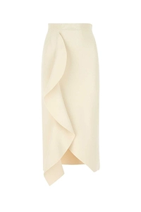 Alexander Mcqueen Draped Pencil Skirt