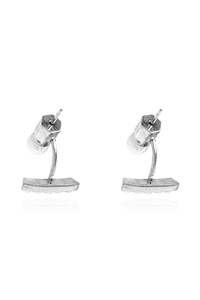 Allsaints Glass Pearl Ear Jacket Earrings
