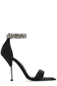 Alexander Mcqueen Embellished Open Toe Sandals