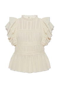 Allsaints Harriet Ruffled Lace Top