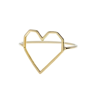 Aliita Heart Outline Ring