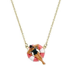 Aliita Swimmer Pendant Necklace