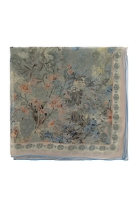 Alexander Mcqueen Floral Skull-Print Scarf