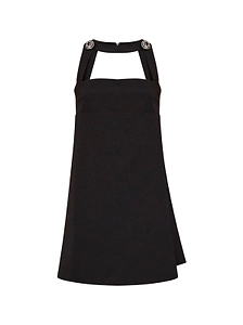 Alina Crystal-Embellished Halterneck Dress