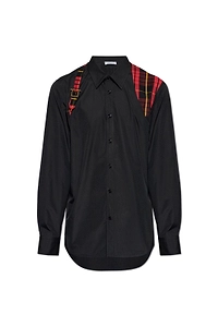 Alexander Mcqueen Harness Check Detail Shirt