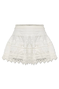 Allsaints Lillith Broderie Mini Skirt