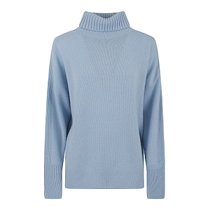 Allude Ribbed Turtleneck Knitwear