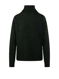 Allude Ribbed-Knit Turtleneck Jumper