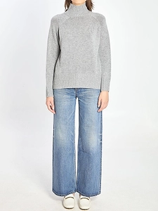 Allude Ribbed Turtleneck Knitwear