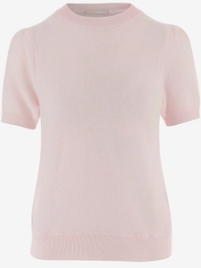 Allude Short-Sleeve Knit T-Shirt