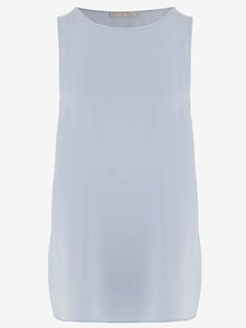 Allude Sleeveless Silk Top