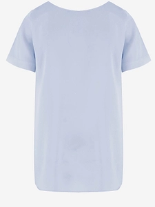 Allude Stretch Silk Short-Sleeve T-Shirt